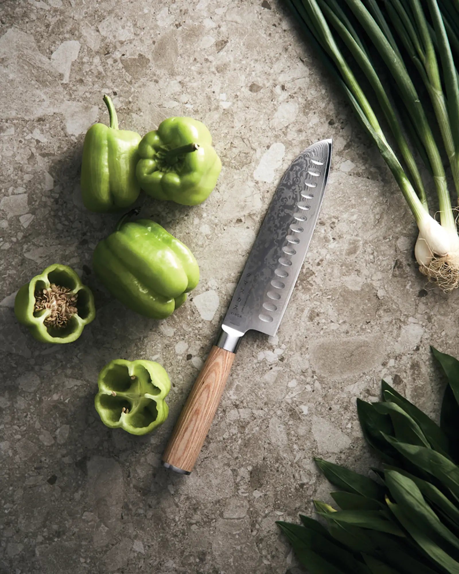 Santoku-Messer Edelstahl Vinga Hattasan zum Personalisieren - 5